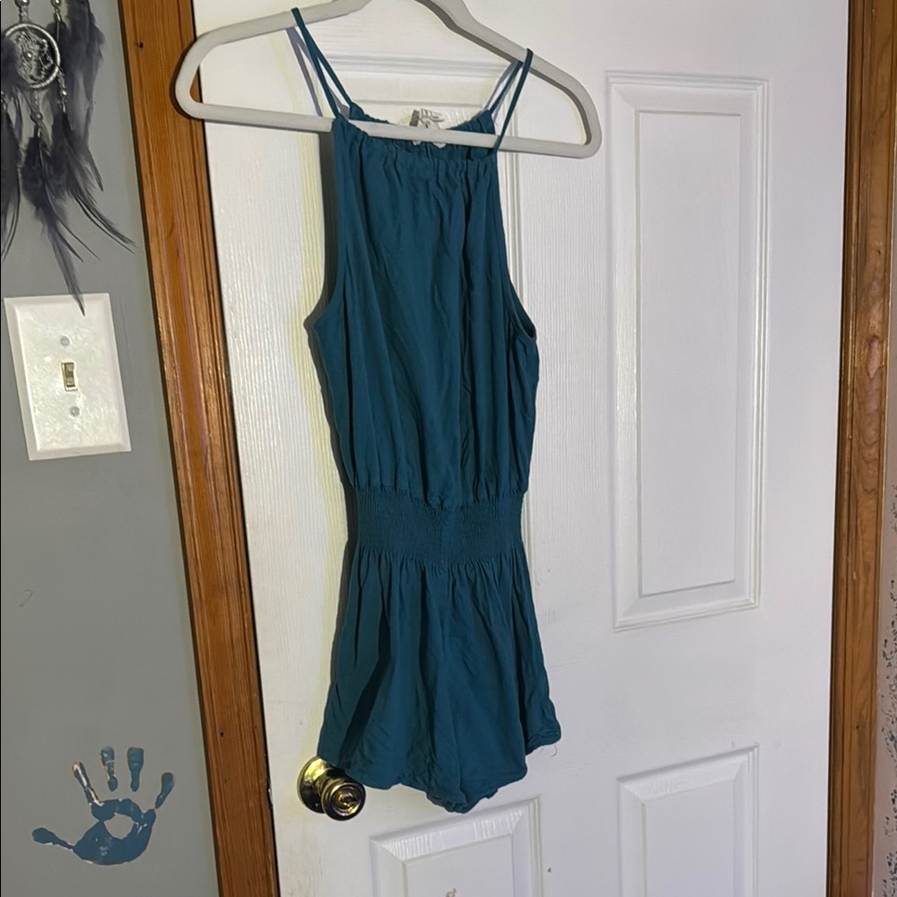 Teal Romper